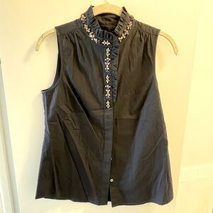J. Crew embellished blouse